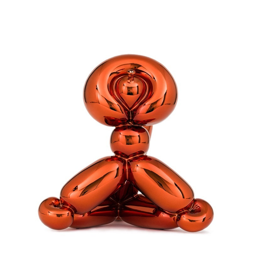 Set of 3 Balloon Animals (Violet Rabbit, Orange Monkey, Magenta Swan) by Jeff Koons, 2019 (view 6)