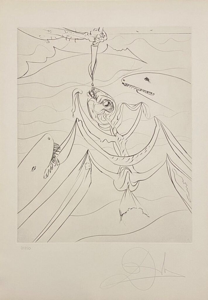 The Old Man and the Sea - The Struggle de Salvador Dalí, 1974