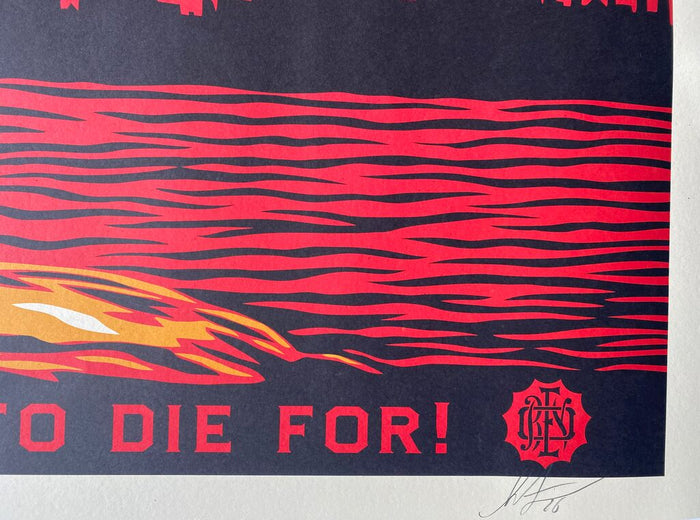 These Sunsets are to Die! de Shepard Fairey, 2026 (vue 2)