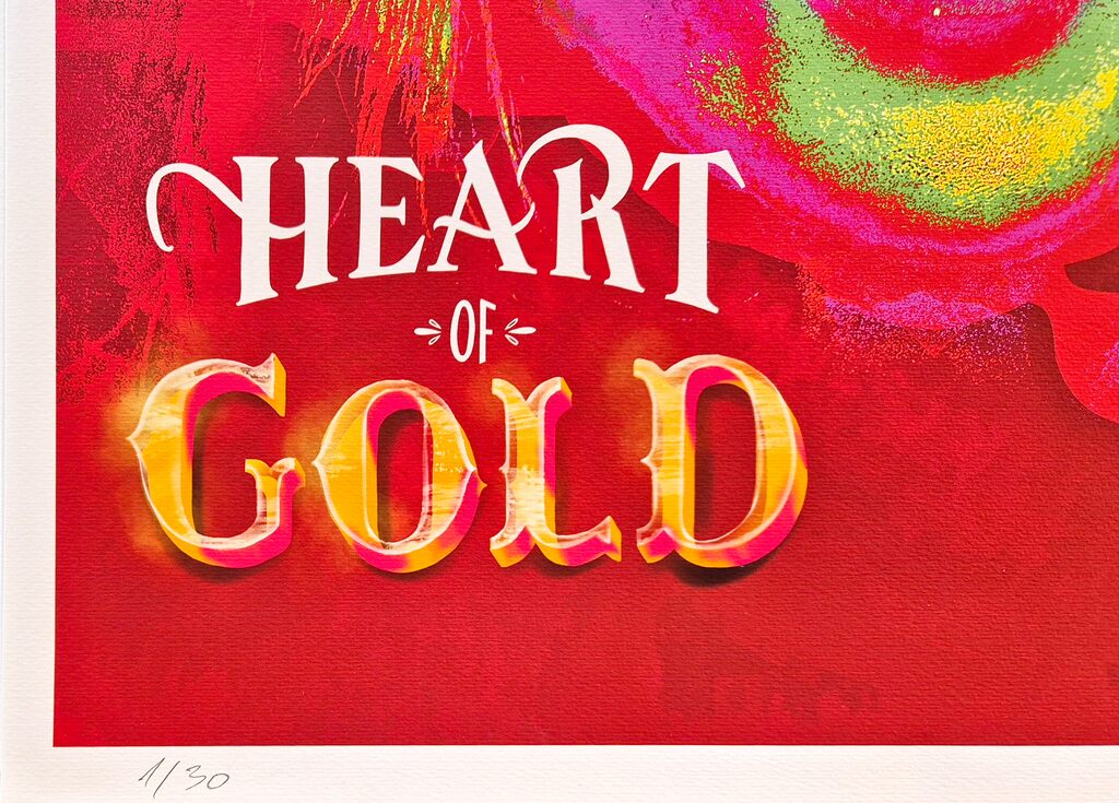 Heart of Gold (Kate Moss) by Pellarose, 2024 (view 3)