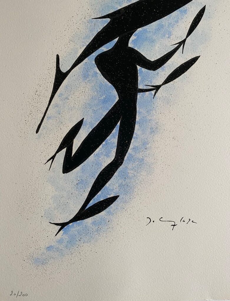 Poissons (Pisces) de Frédéric Delanglade, 1968 (vue 2)