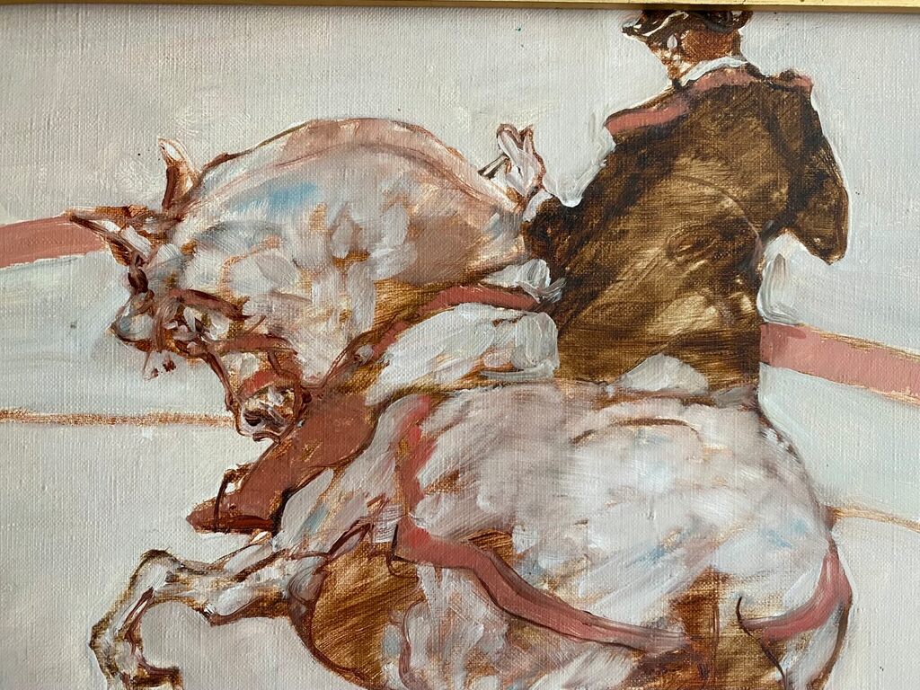 L’écuyer du cirque by Claude Weisbuch, c. 1985 (view 2)