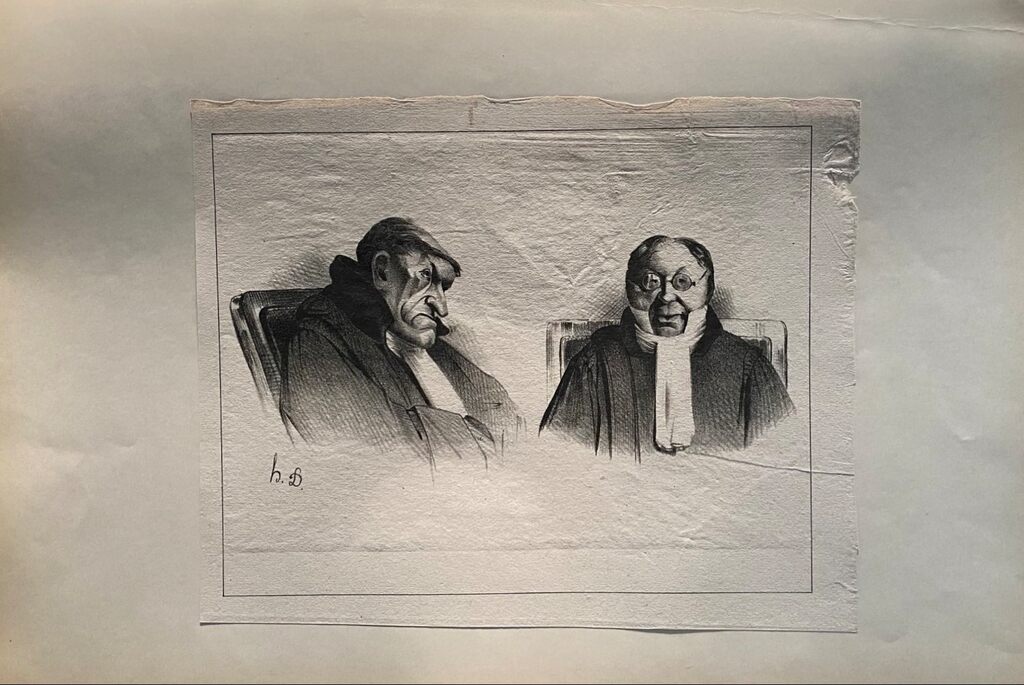 Court Scene by Honoré Daumier, 1918 (view 2)