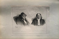 Court Scene by Honoré Daumier, 1918 (view 2)