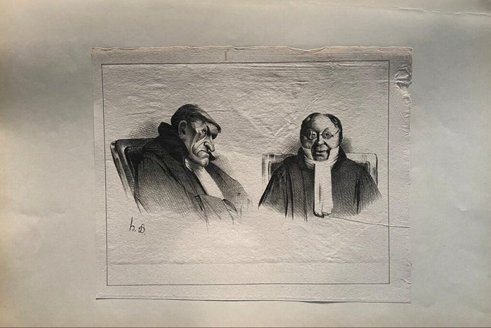 Court Scene de Honoré Daumier, 1918 (vue 2)