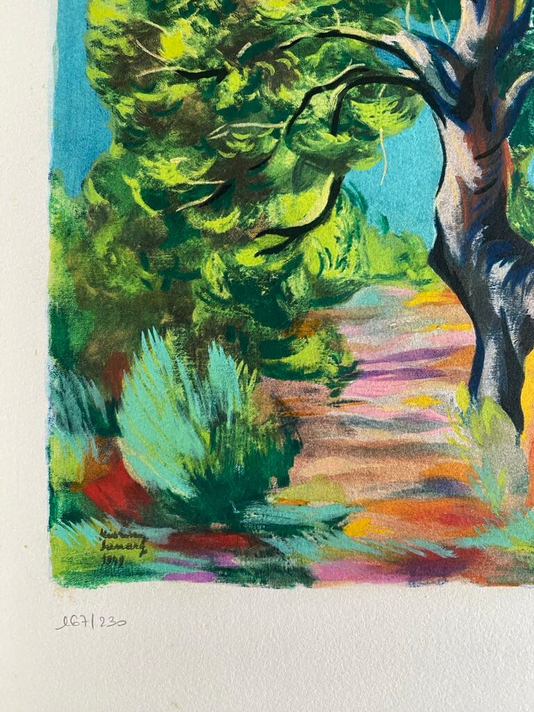 L'entrée du camp by Moïse Kisling, 1959 (view 2)