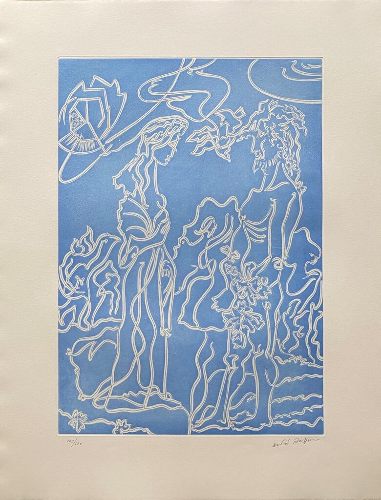 Ulysse avec Nausicaa by André Masson, 1978