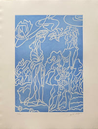 Ulysse avec Nausicaa by André Masson, 1978