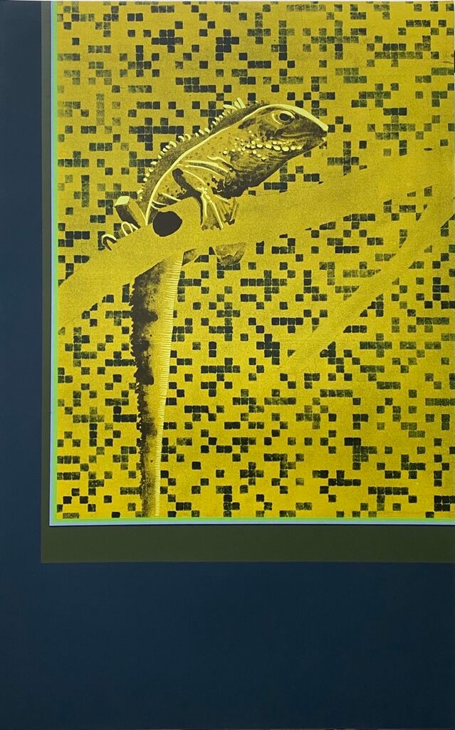 Iguane by Gilles Aillaud, 1974