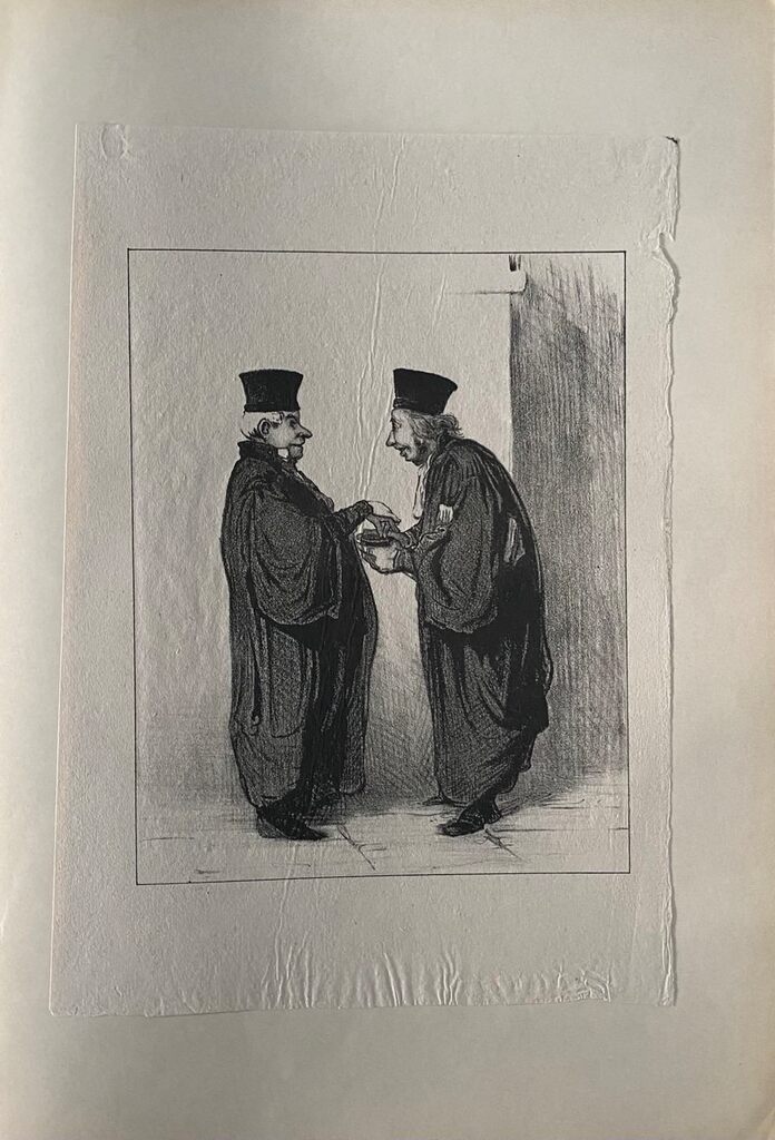 Court Scene by Honoré Daumier, 1918 (view 2)