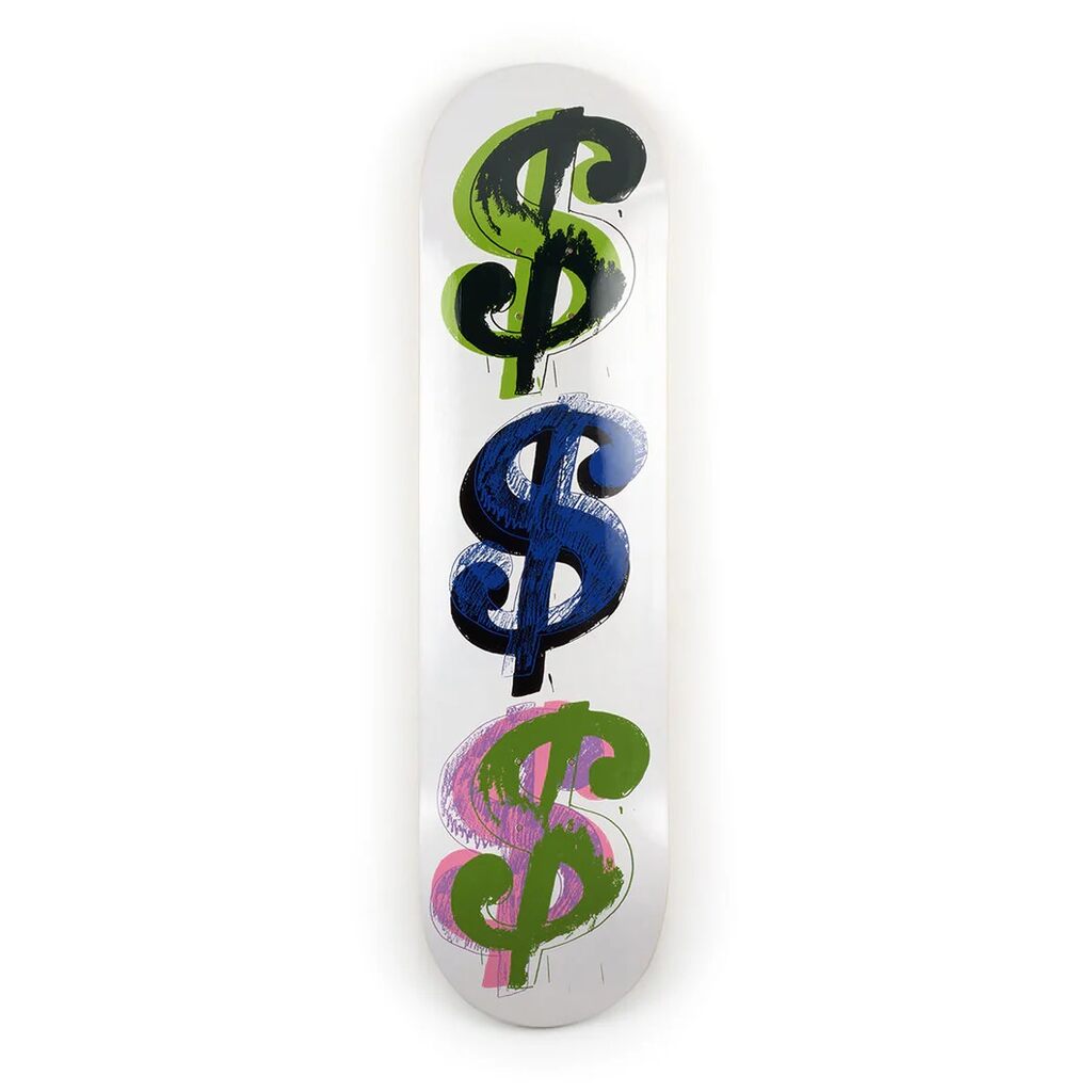 Dollar Skateboard Deck I d'Andy Warhol, 2022