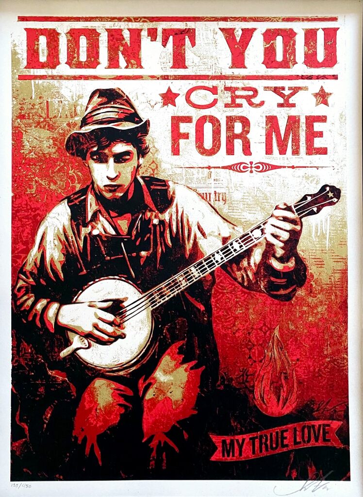 Oh Susannah by Shepard Fairey, 2012