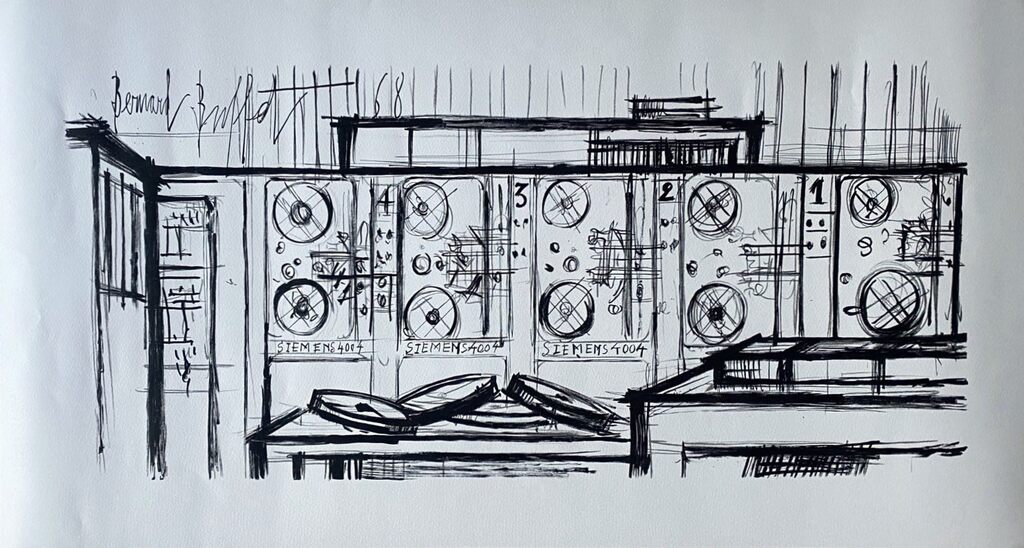 Computer, Siemens de Bernard Buffet, 1968