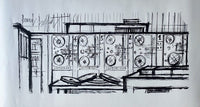 Computer, Siemens de Bernard Buffet, 1968