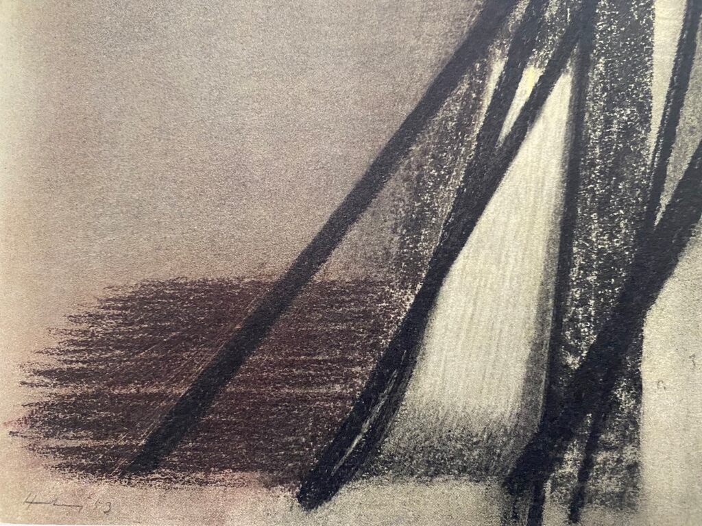 Pastel P.1953-10 de Hans Hartung, 1961 (vue 2)