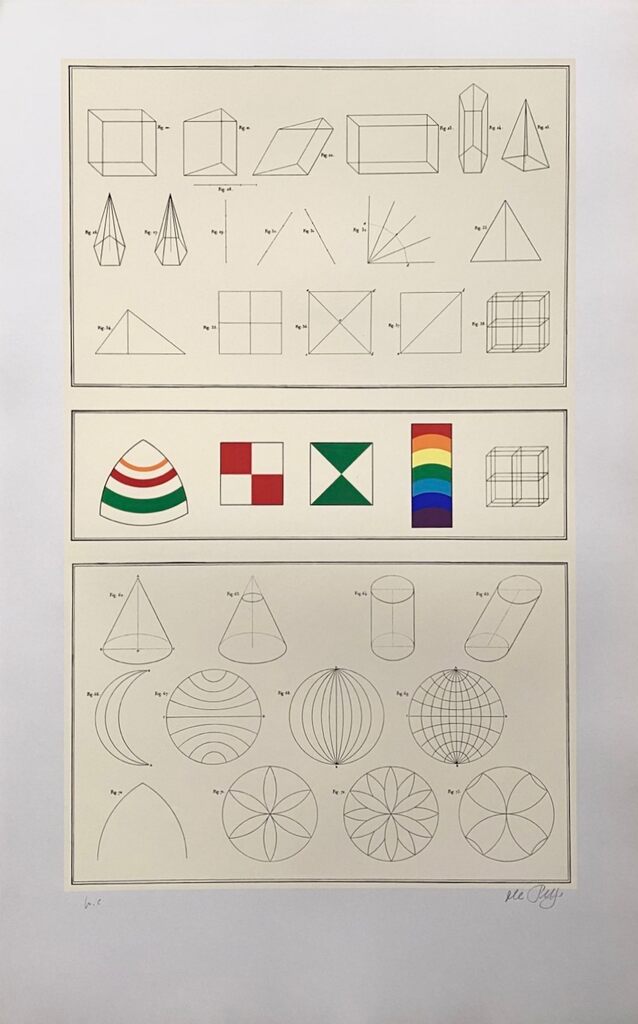 Géométrie tridimensionnelle by Lucio del Pezzo, 1974