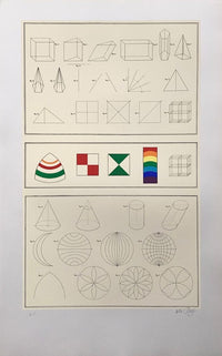 Géométrie tridimensionnelle by Lucio del Pezzo, 1974