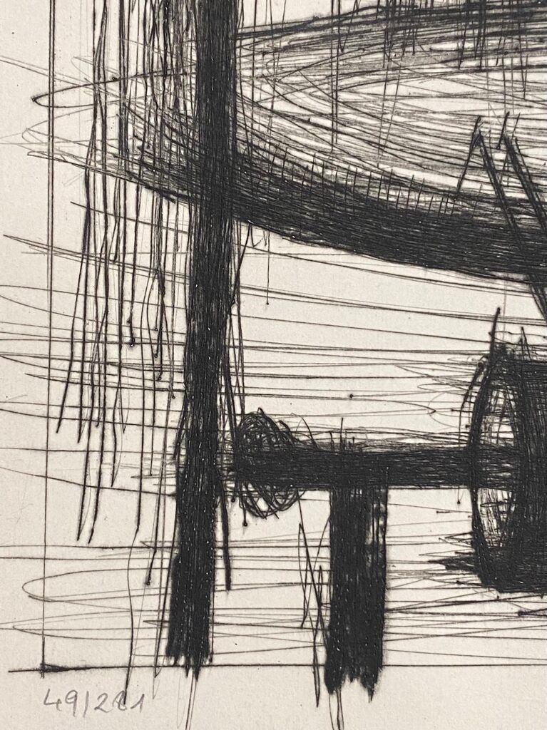 Le phonographe by Bernard Buffet, 1958 (view 2)