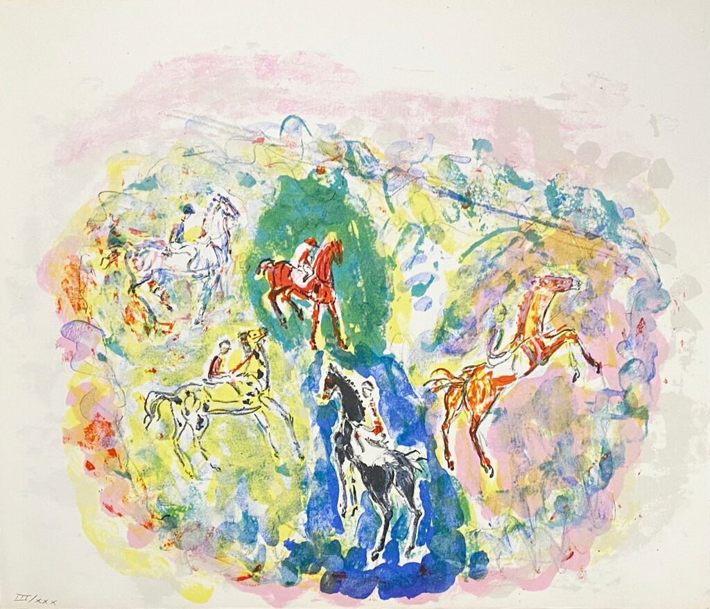 Cavaliers by Constantin Andreevitch Terechkovitch, 1962