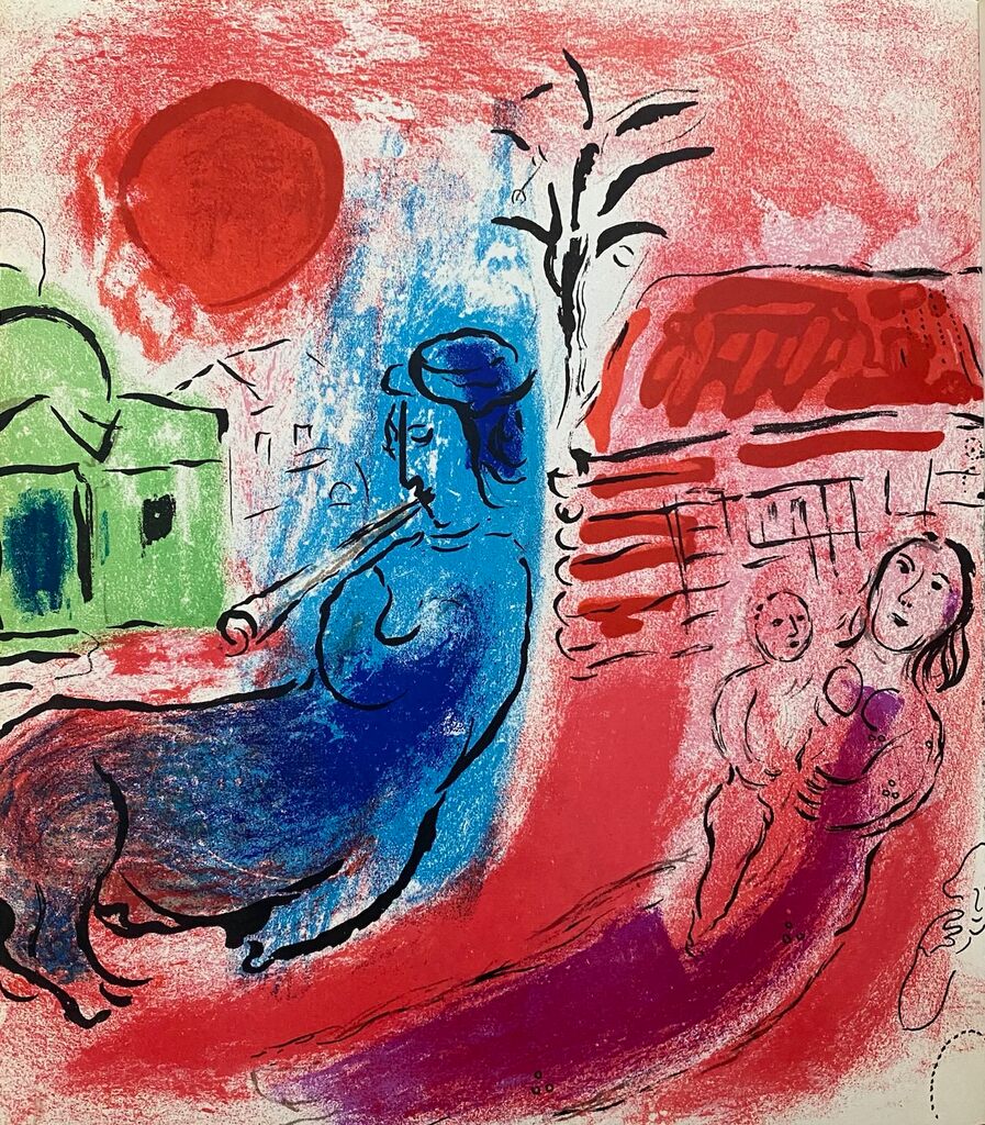 Maternité au Centaure de Marc Chagall, 1957