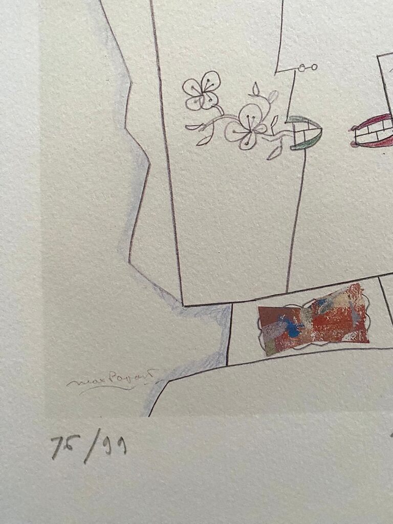 Portrait by Max Papart, 1992 (view 2)