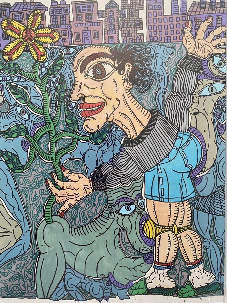 Untitled by Robert Combas, 2020 (view 2)