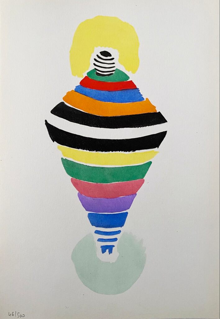 Tableaux vivants 22 de Sonia Delaunay, 1969