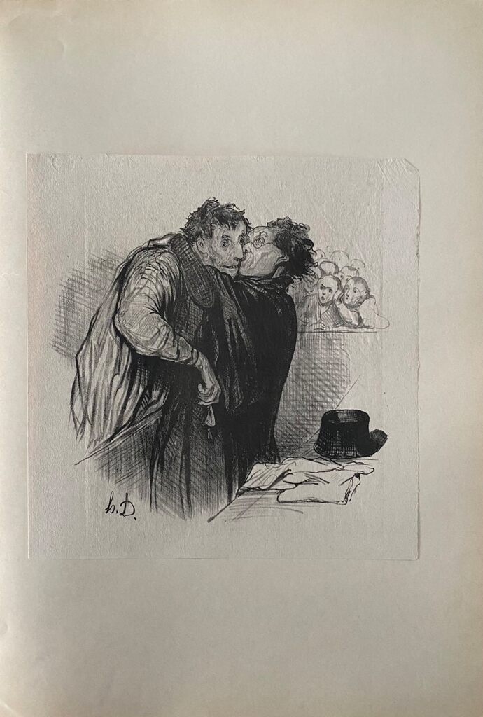 Court Scene de Honoré Daumier, 1918 (vue 2)