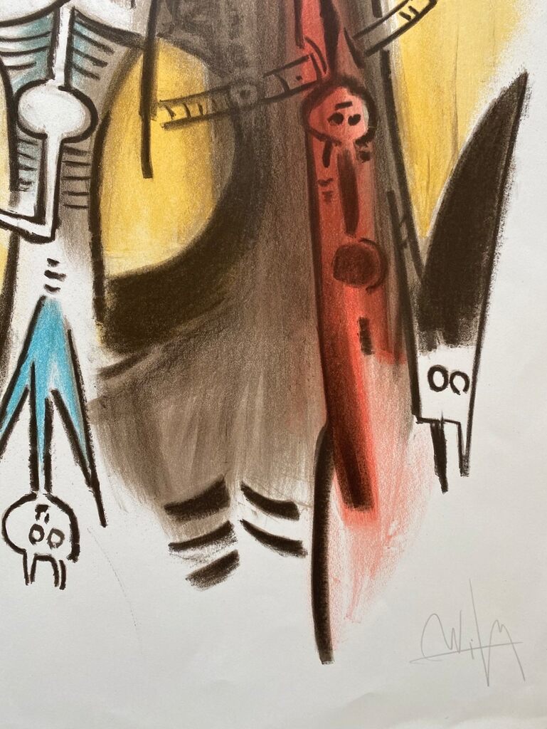Ils ont le cou des échassiers by Wifredo Lam, 1973 (view 3)