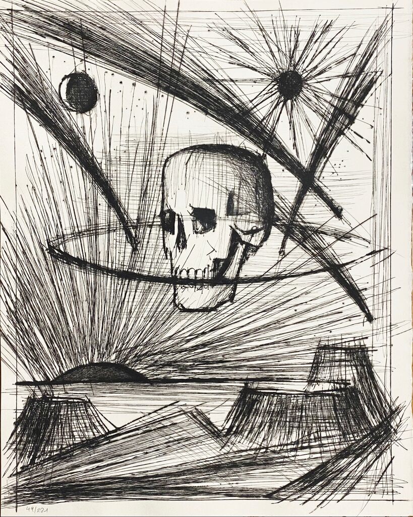 Le triomphe de la mort de Bernard Buffet, 1958