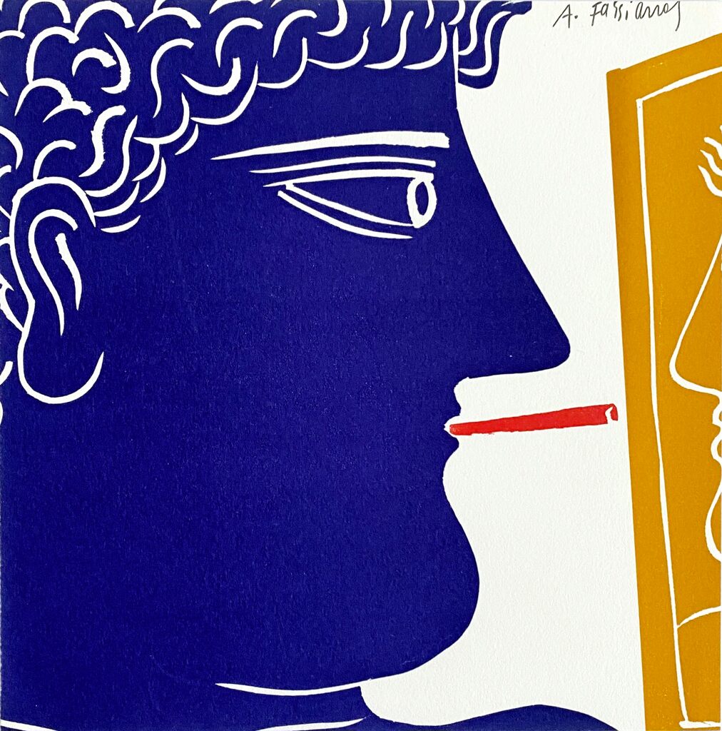 Fumeur by Alekos Fassianos, 1979