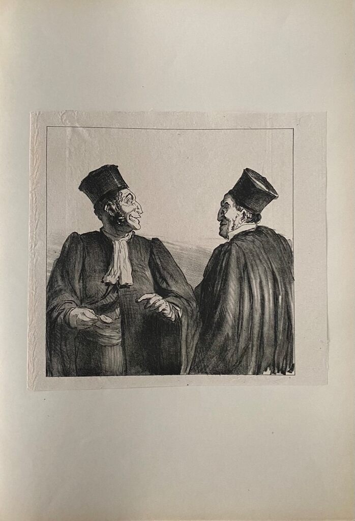 Court Scene de Honoré Daumier, 1918 (vue 2)