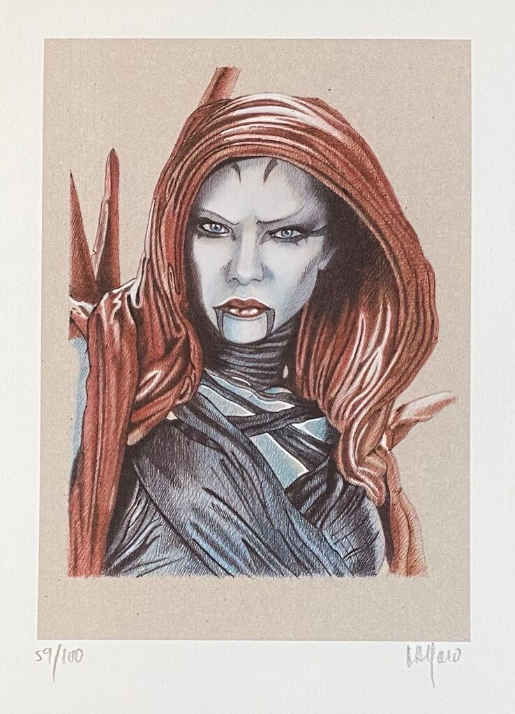 Asajj Ventress by Miguel Angel Alfaro Rey, c. 2020