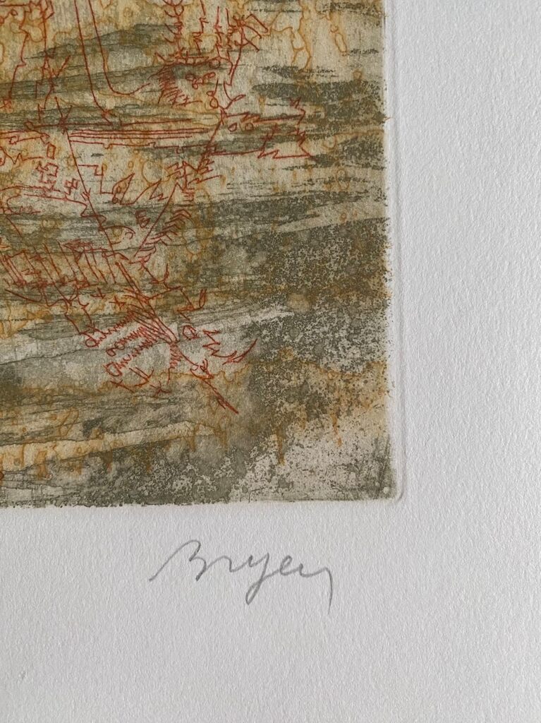 L'imitation de Notre Dame la Lune VI de Camille Bryen, 1974 (vue 2)