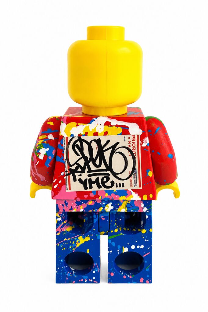 Lego hommage à Banksy de Koen Betjes, 1992 (vue 2)