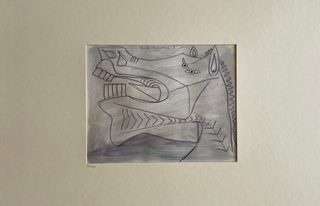 Guernica Study by Pablo Picasso, 1990