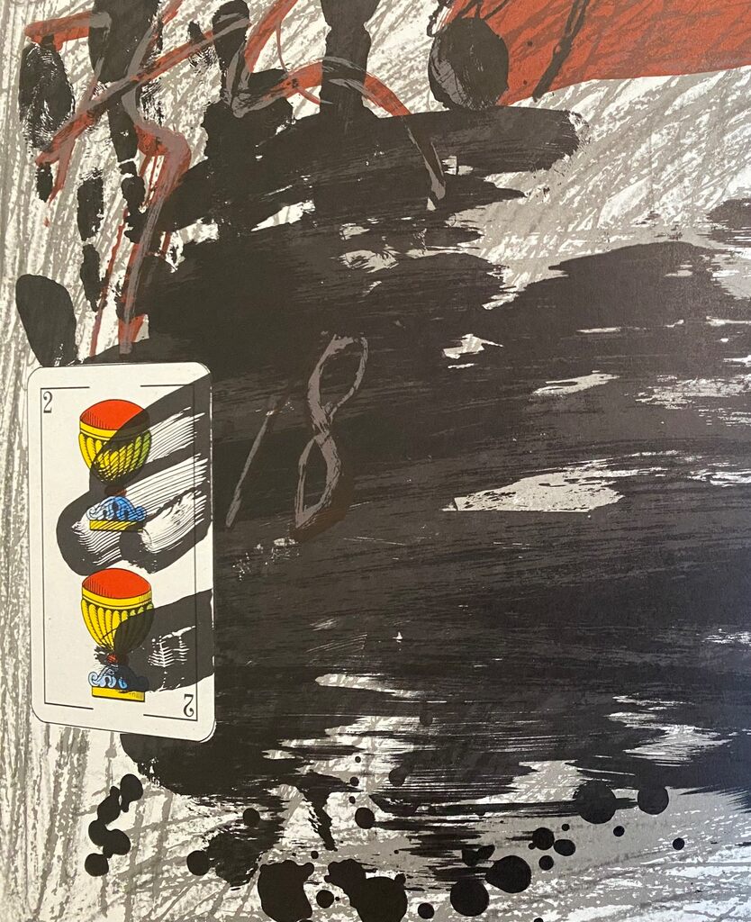 Les deux cartes by Antoni Tàpies, 1976 (view 3)