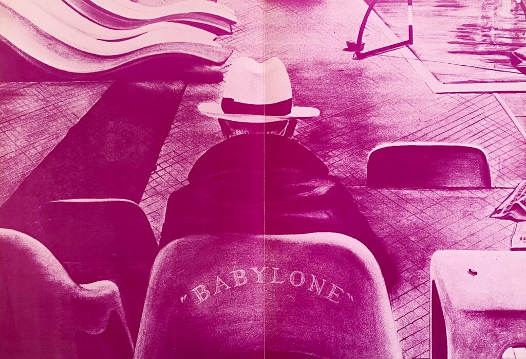 Babylone (Pink) de Jacques Monory, 1978