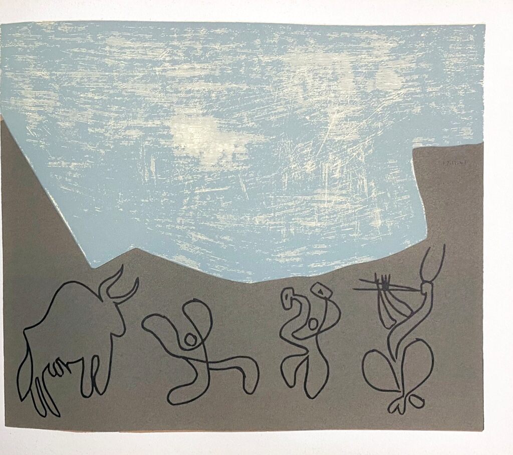 Bacchanale au taureau by Pablo Picasso, 1963
