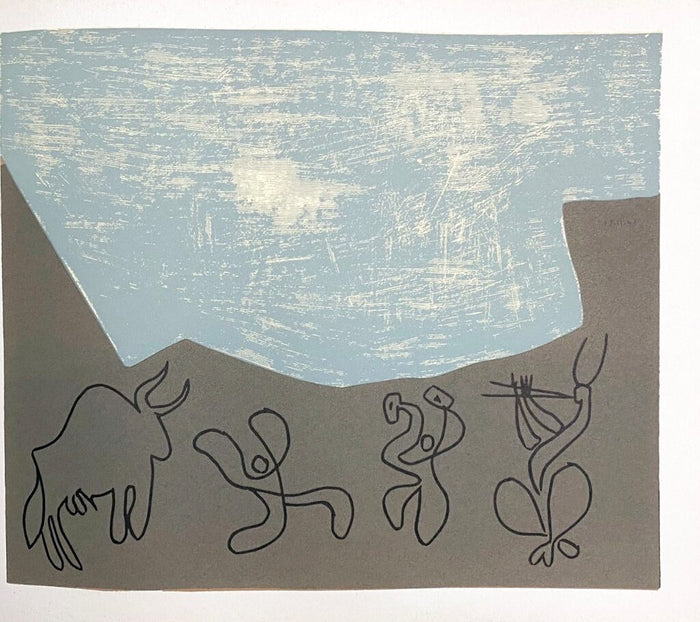 Bacchanale au taureau de Pablo Picasso, 1963