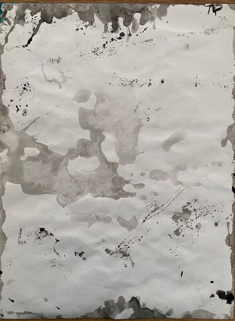 Composition en couleurs de Ladislas Kijno, vers 1960 (vue 2)