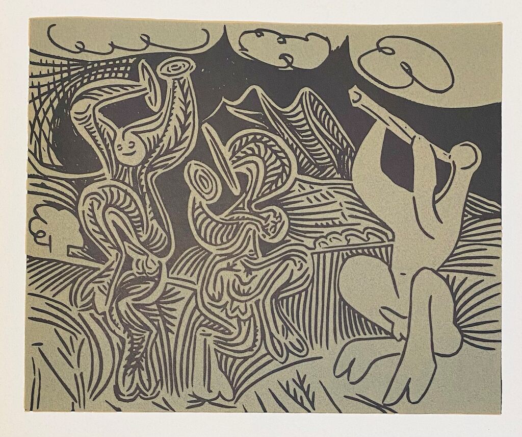 Danseurs et musicien de Pablo Picasso, 1963