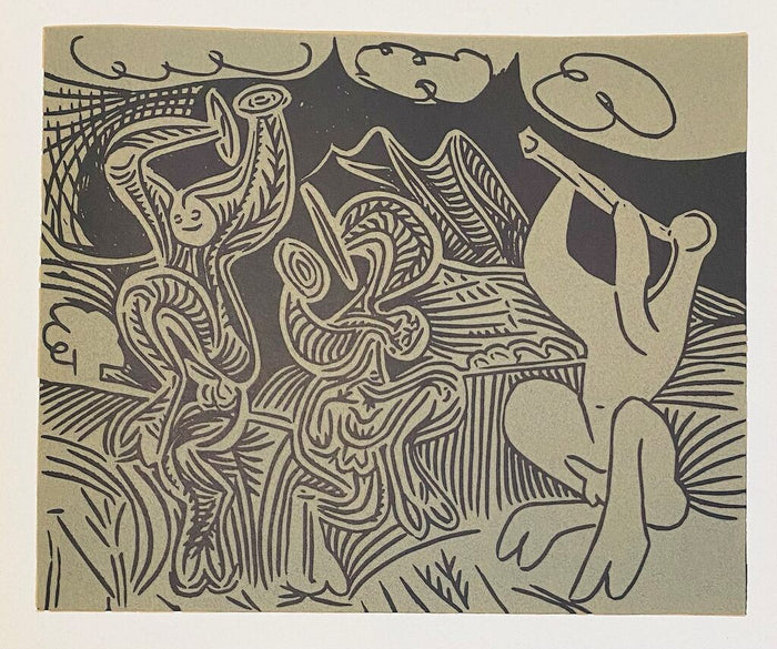 Danseurs et musicien de Pablo Picasso, 1963
