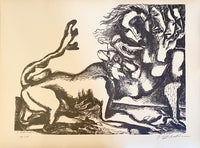The Labours of Hercule - Fight against the Hydra of Lerna by Ossip Zadkine, 1960
