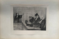 Court Scene by Honoré Daumier, 1918 (view 2)