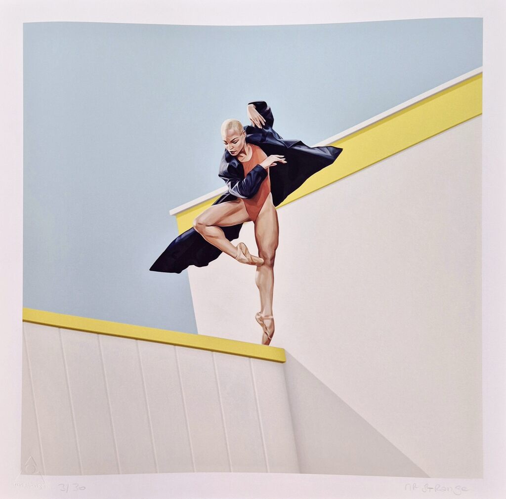 Miss Clarck on the Roof by Jean-Marie Gitard (Mr. Strange), 2024