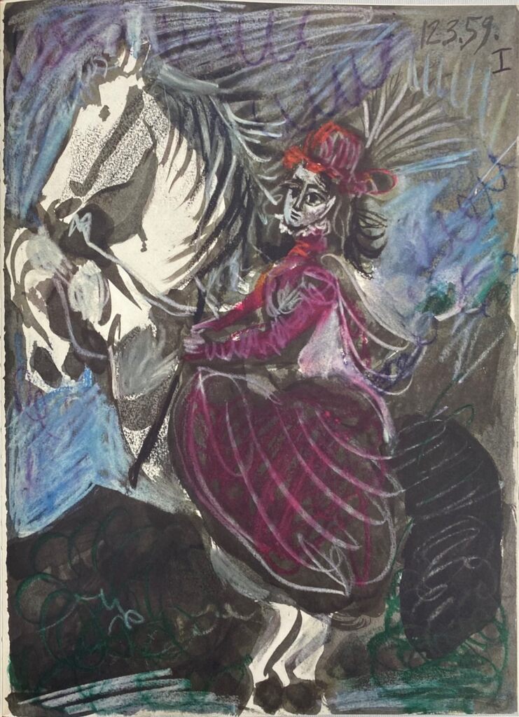 La cavalière I de Pablo Picasso, 1961