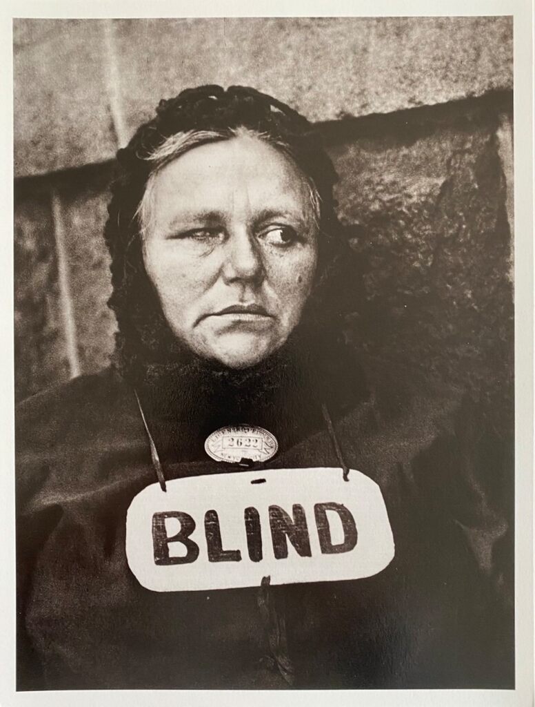 Blind Woman by Paul Strand, 1916