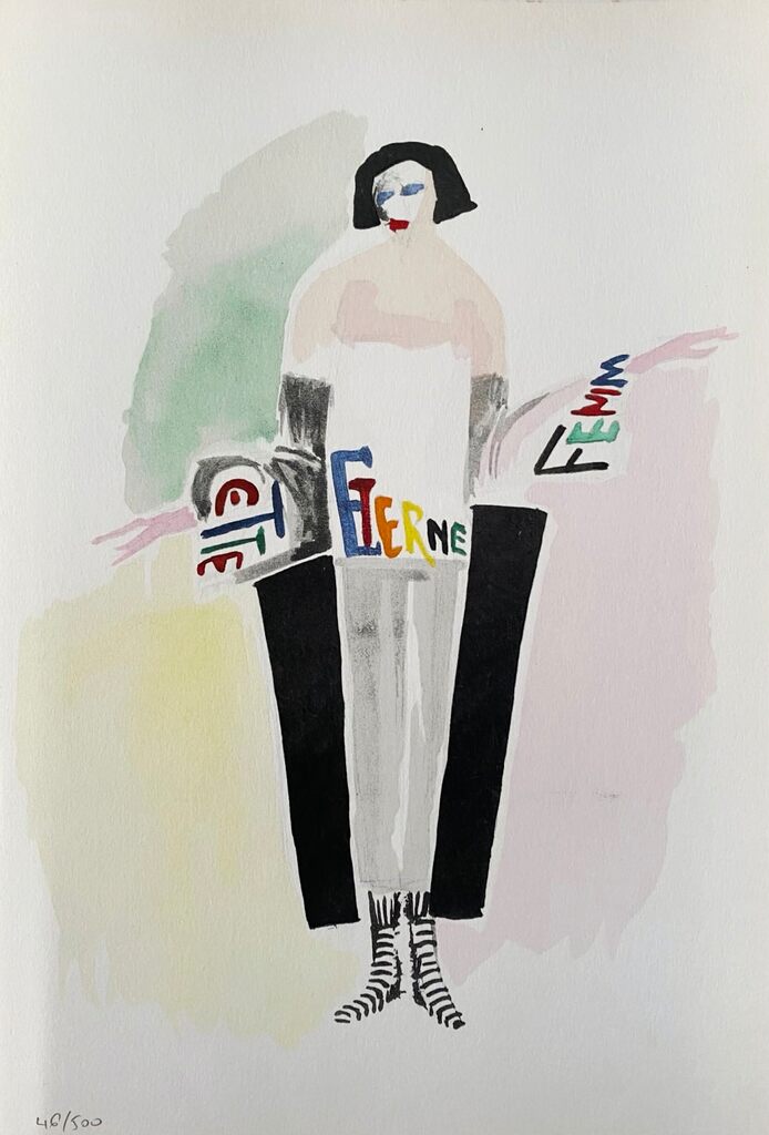 Tableaux vivants 3 by Sonia Delaunay, 1969