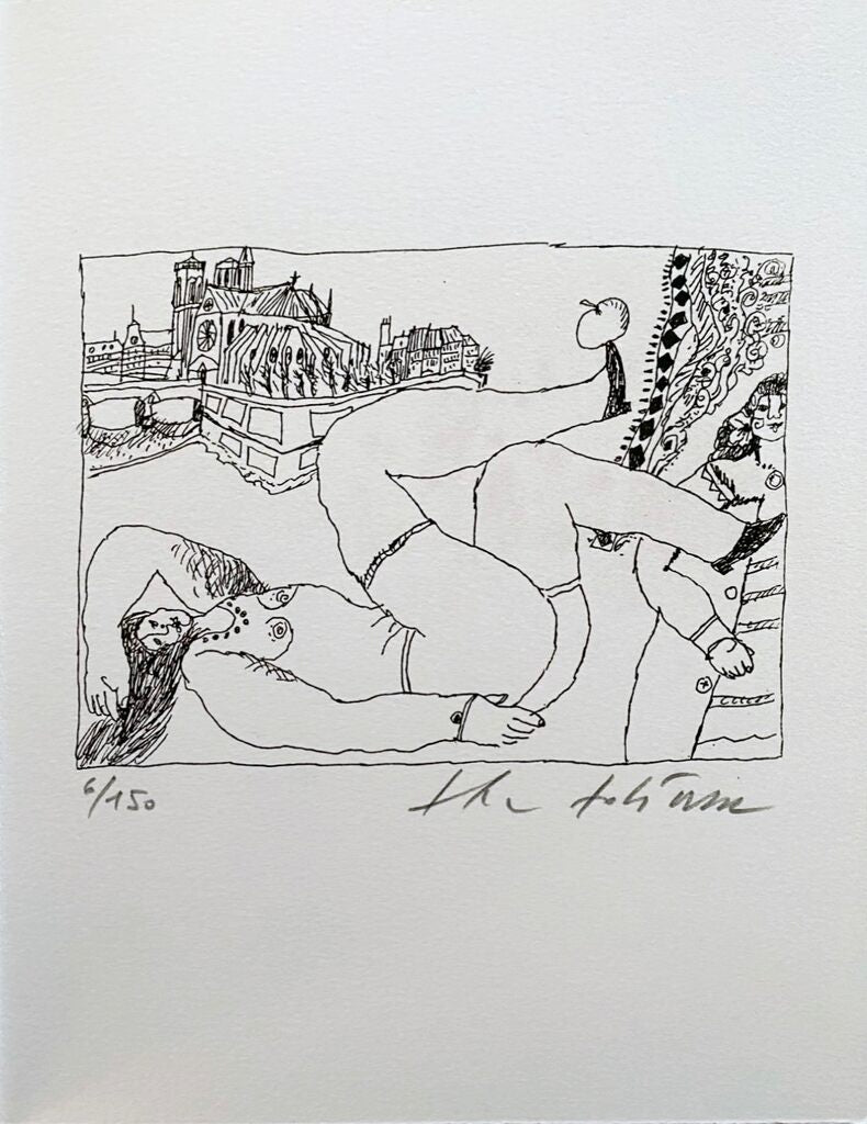 Aux franges de l'éveil by Theo Tobiasse, 1987